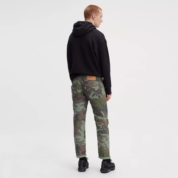 Levi’s Hi-Ball Roll Camo Cropped Distressed Jeans Men's Size 28 Waist - Picture 2 of 10